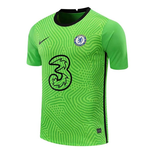 Thailande Maillot Football Chelsea Gardien 2020-21 Vert